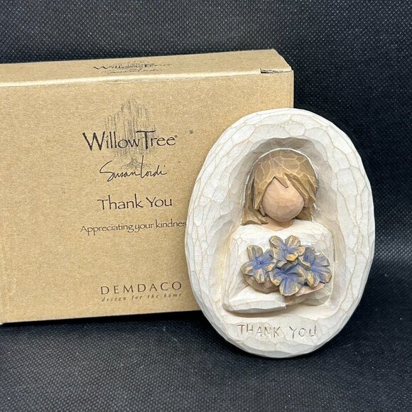 New in box Willow Tree- "Thank you" plaque - Picture 1 of 2